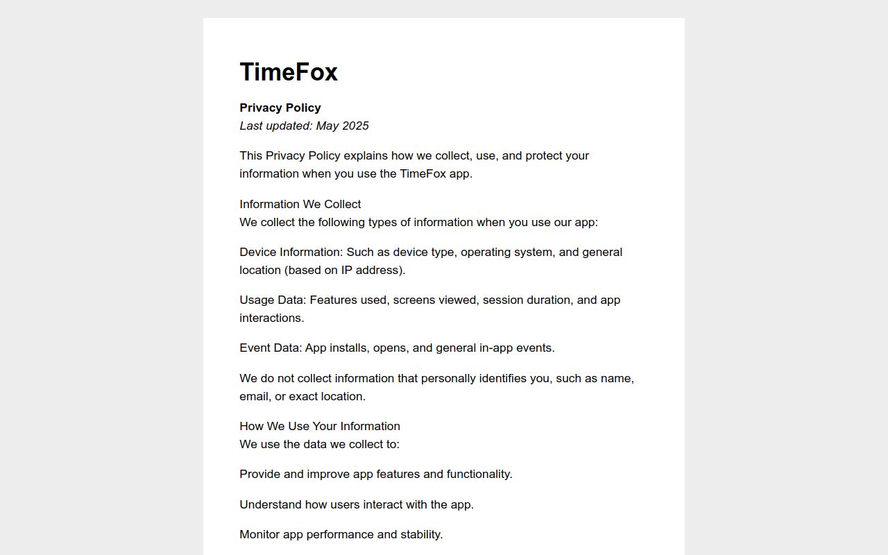 TimeFox